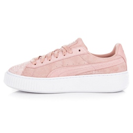 Puma Suede Platform Pebble WN`S rose 3