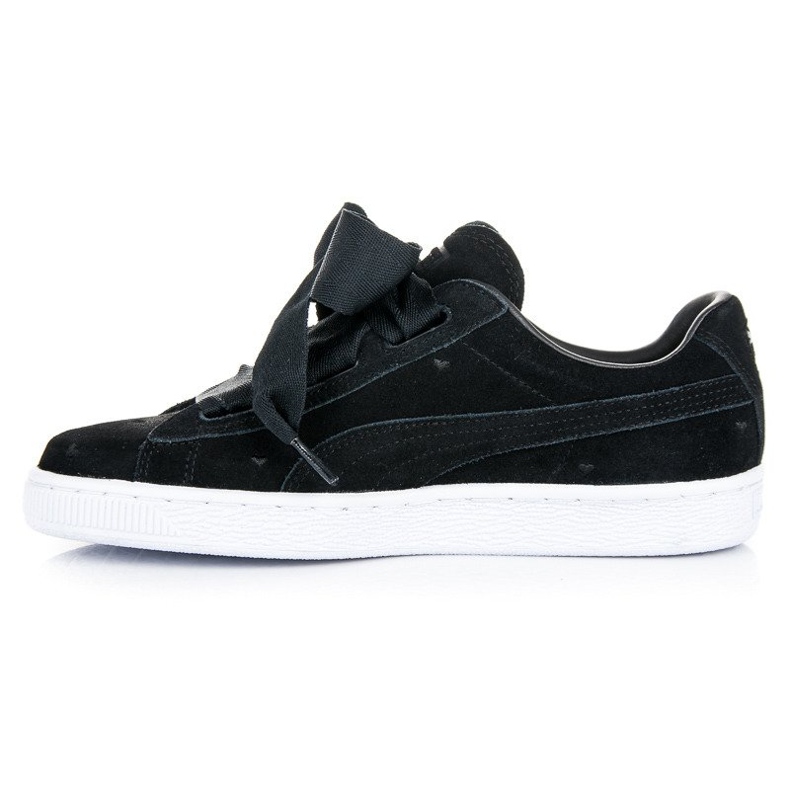 Puma Suede Coeur Valentine Jr le noir 1 Puma Suede Coeur Valentine Jr le noir 1