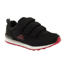 American Club Chaussures de sport à semelle intérieure en cuir américain rouge le noir 1 American Club Chaussures de sport à semelle intérieure en cuir américain rouge le noir 1