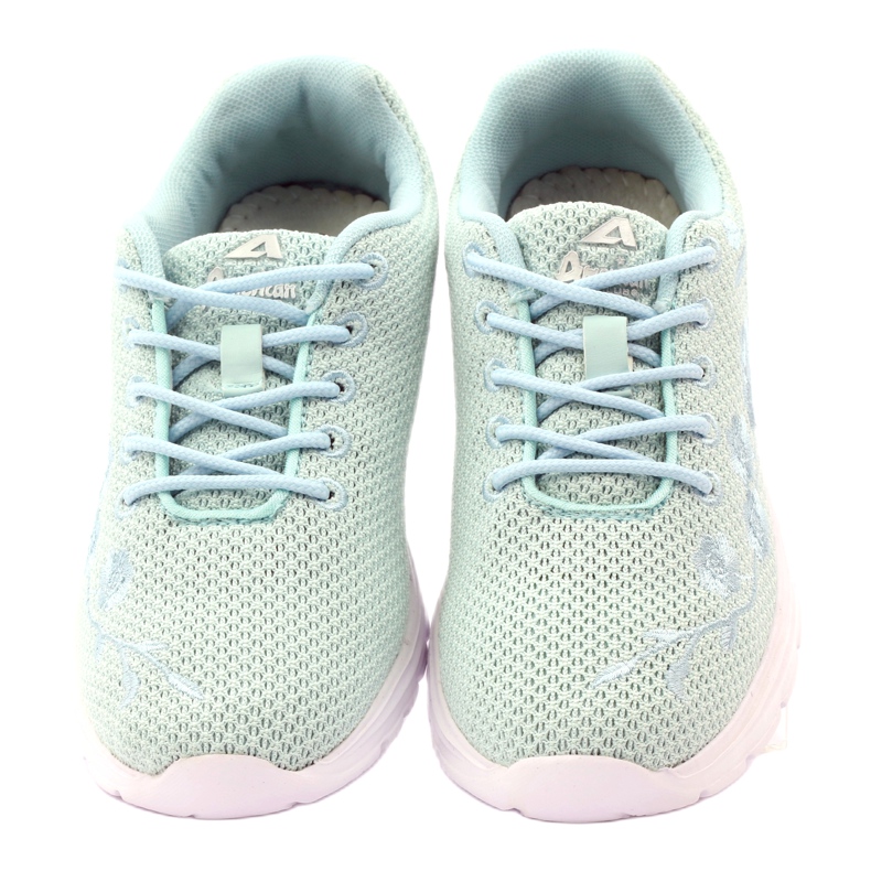 American Club Chaussures de sport à semelle intérieure en cuir américain multicolore bleu 4