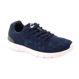 American Club Chaussures de sport avec semelle intérieure en cuir, bleu marine 1 American Club Chaussures de sport avec semelle intérieure en cuir, bleu marine 1