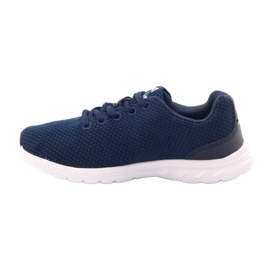 American Club Chaussures de sport avec semelle intérieure en cuir, bleu marine 2