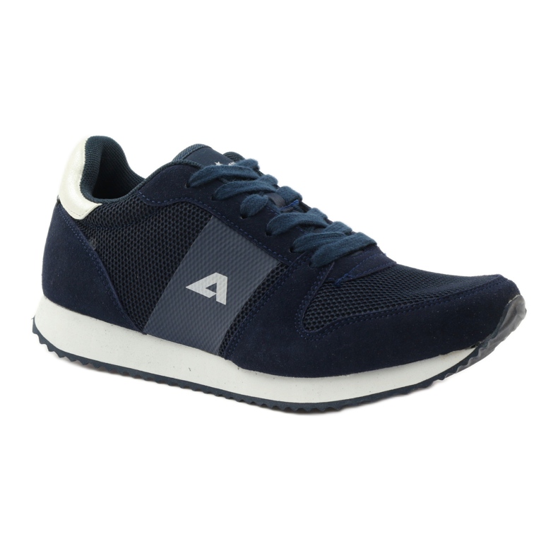 American Club Chaussures de sport pour femmes américaines 17022 bleu marine 1