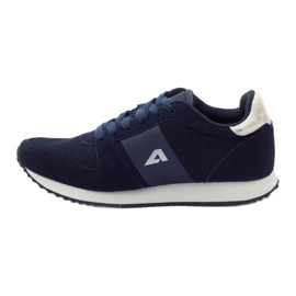 American Club Chaussures de sport pour femmes américaines 17022 bleu marine 2