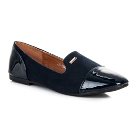 Best Shoes Seigneurs laqués bleu 1