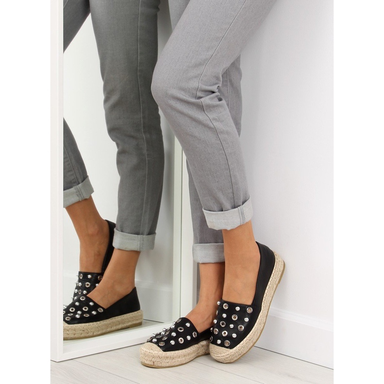 Espadrilles noires 7680 noir 1