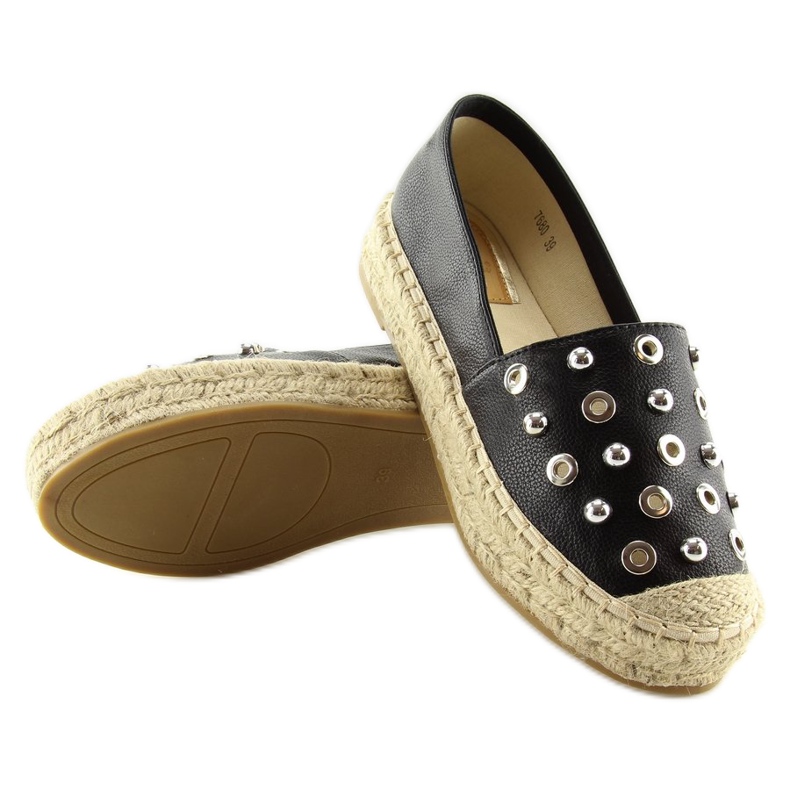 Espadrilles noires 7680 noir 2