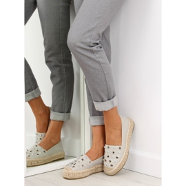 Espadrilles grises pour femme 7680 Gris 1