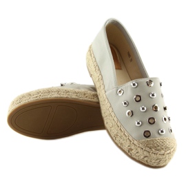Espadrilles grises pour femme 7680 Gris 2