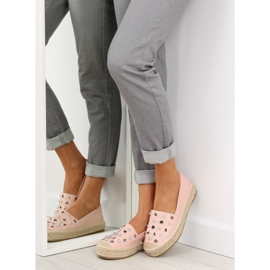 Espadrilles roses pour femme 7680 Rose 1
