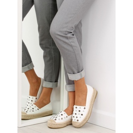 Espadrilles blanches blanc 7680 blanc 1
