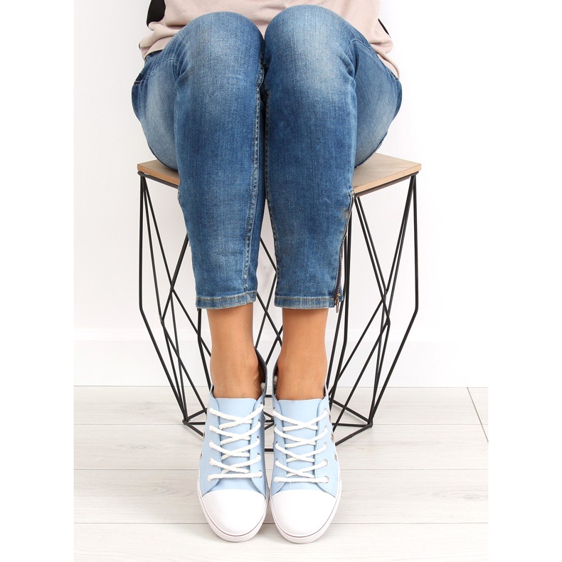 Baskets bleues pour femmes FG-2767 Bleu 2