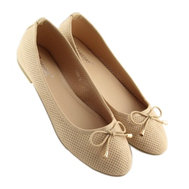 Ballerines classiques beiges LK20P Beige 5