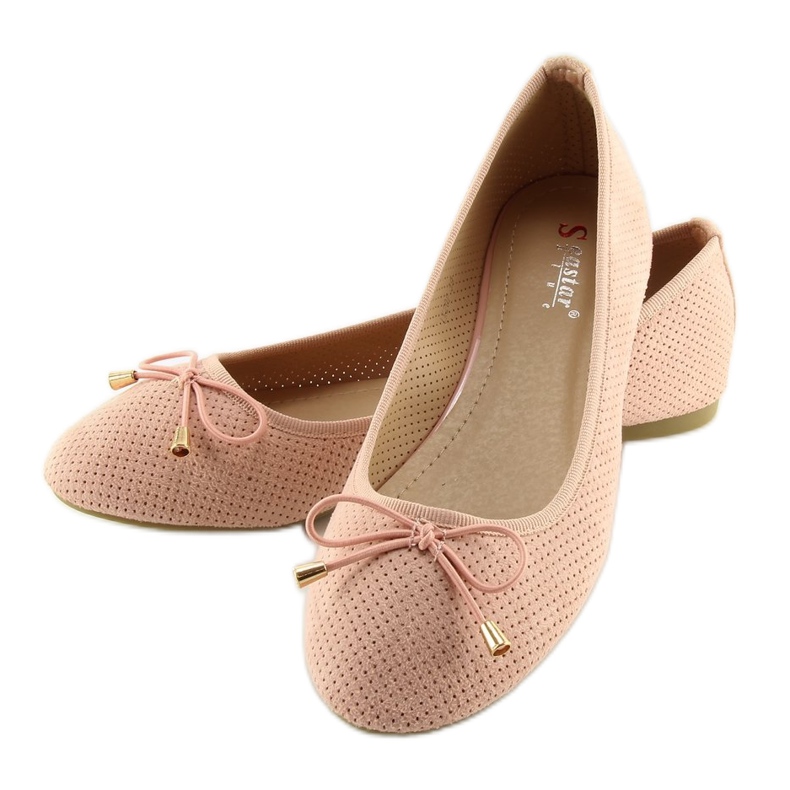 Ballerines roses classiques LK20P Rose 2