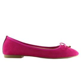 Ballerines classiques fuchsia LK20P fuchsia rose 4