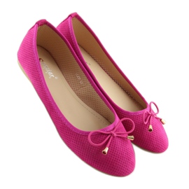 Ballerines classiques fuchsia LK20P fuchsia rose 6
