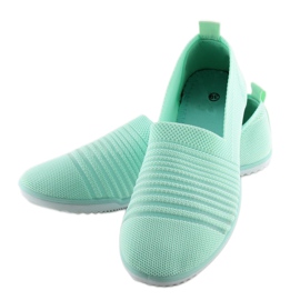 Baskets femme menthe SB96 Vert 2