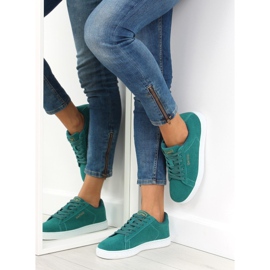 T-1706 Chaussures de sport femme mer turquoise vert 1
