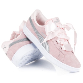 Ruban Puma Smash V2 Junior rose 2