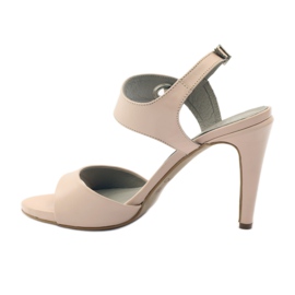 Sandales en cuir sur épingle Edeo 3208 rose 2 Sandales en cuir sur épingle Edeo 3208 rose 2