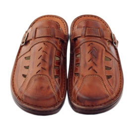 Naszbut chaussons en cuir 045 marron brun 4