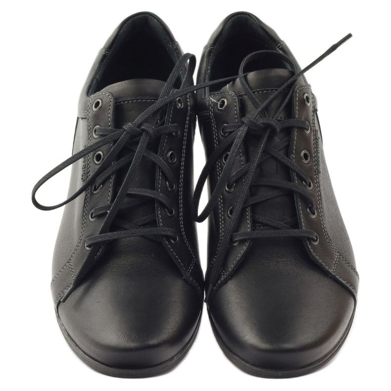 Riko Chaussures de sport en cuir masculin 776 noir le noir 4