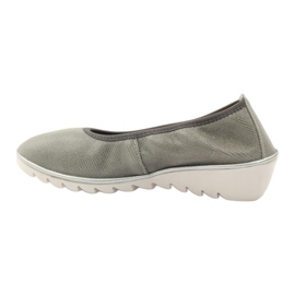 Filippo Chaussures de chaussures pour femmes Locs en cuir 045 Gray gris 2