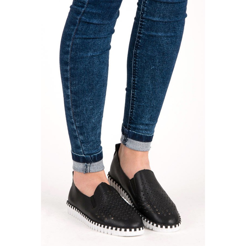 Seastar Baskets à enfiler ajourées noir 2