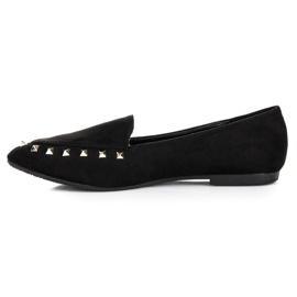 Chaussures à enfiler avec clous le noir 3