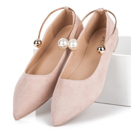 Ballerines Avec Ornement brun 1