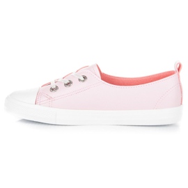 Baskets MCKEYLOR confortables rose 1