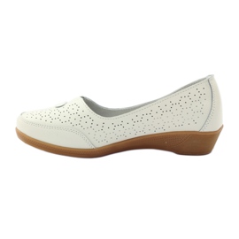 Mocassins Vinceza en cuir blanc 2