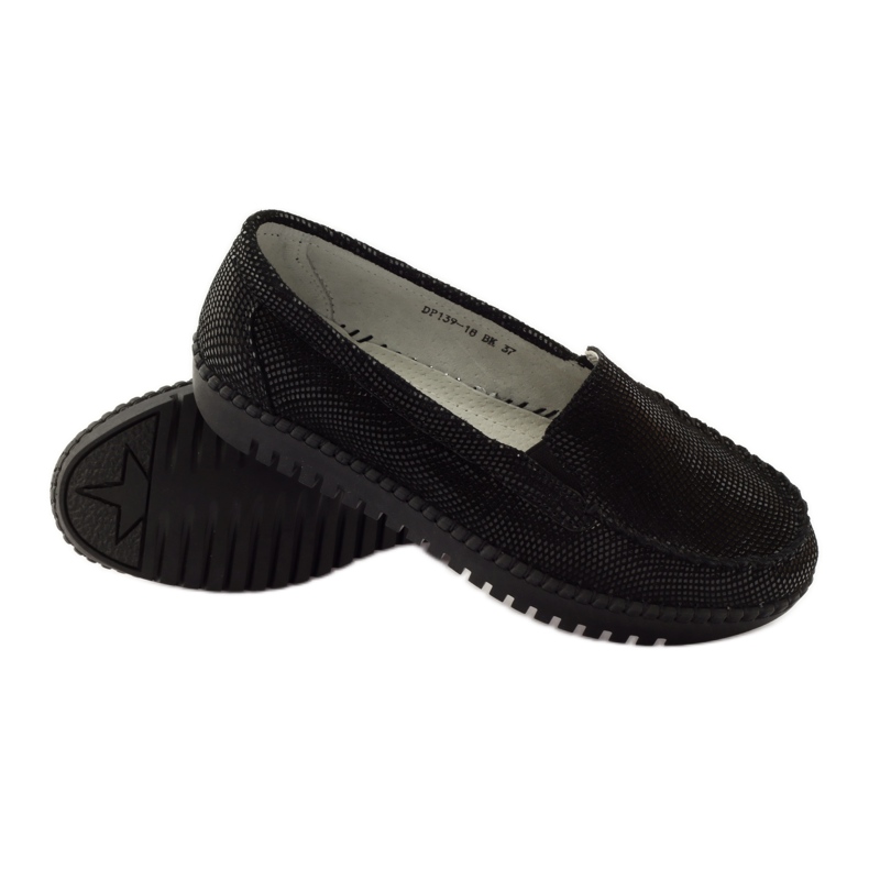 Mocassins en cuir Filippo 139 noir 3