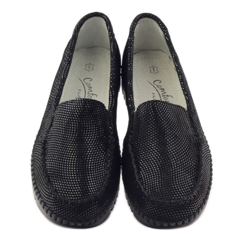 Mocassins en cuir Filippo 139 noir 4