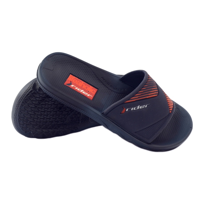 Rider 82359 chaussons de piscine loisirs orange bleu marine 3