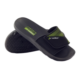 Rider 82326 chaussons de piscine loisirs noir vert 3