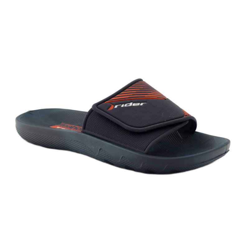 Rider 82326 chaussons de piscine loisirs orange bleu marine 1