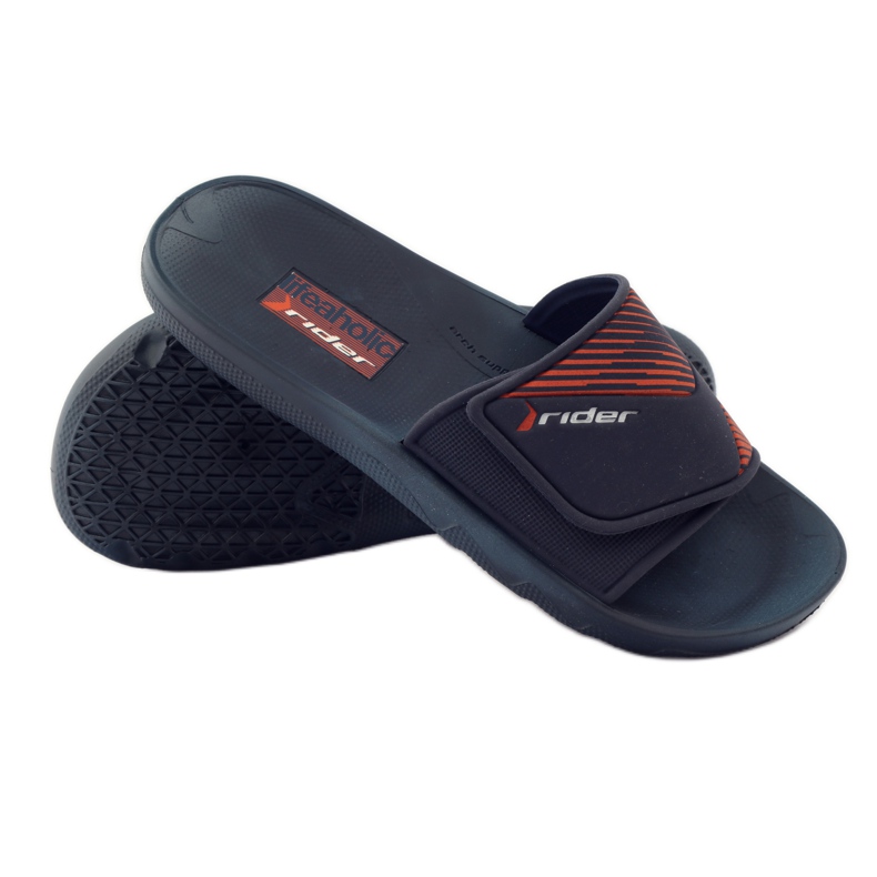 Rider 82326 chaussons de piscine loisirs orange bleu marin 3