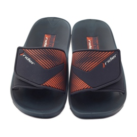Rider 82326 chaussons de piscine loisirs orange bleu marine 4