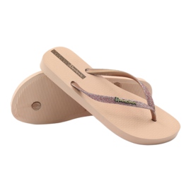 Ipanema 81739 tongs rose pailleté 3