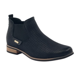 Bottines Filippo Jodhpur à enfiler noires 1