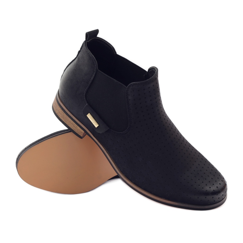 Bottines Filippo Jodhpur à enfiler noires 3