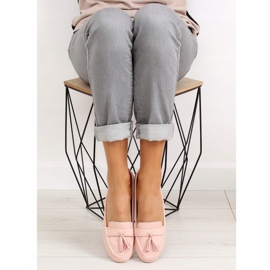 Rose Mocassins roses pour femme 3147 Rose 2
