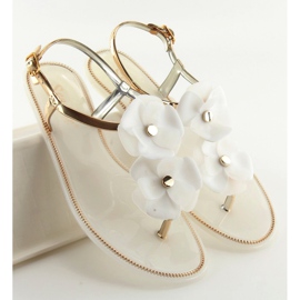 Sandales meliski blanc KG19P gelée blanche 1