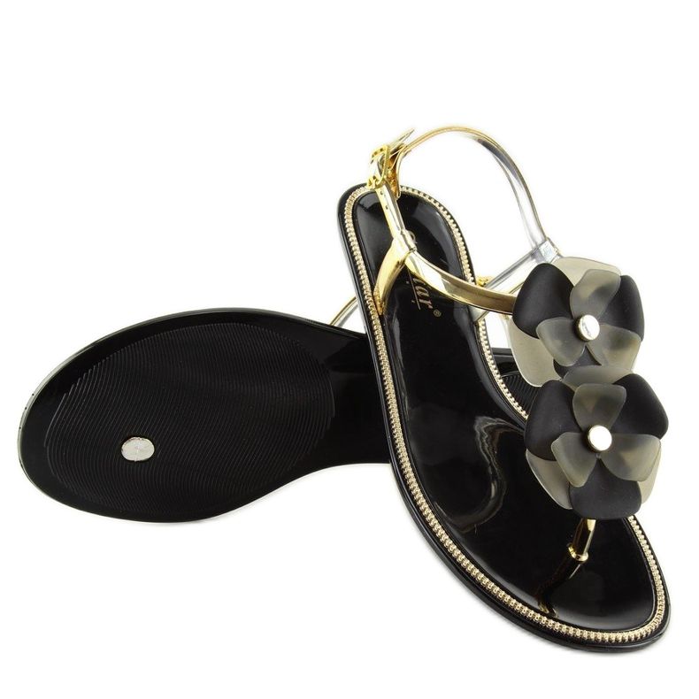 Sandales meliski noir KG19P Noir le noir 2