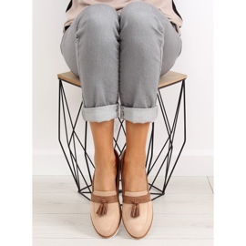 Mocassins femme beige 9167 Beige 2