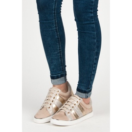 Kylie Baskets à la mode attachées brun 2