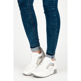 Kylie Baskets à la mode sur la plate-forme blanche 1