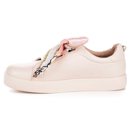 Baskets nouées avec un ruban VICES rose 5