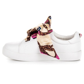 Vices Baskets nouées avec un vice de ruban blanche 6